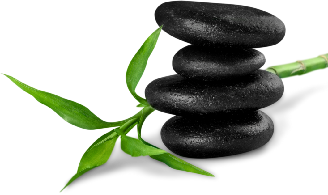Balancing Pebbles with Bamboo Leaves